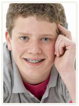 boy with braces