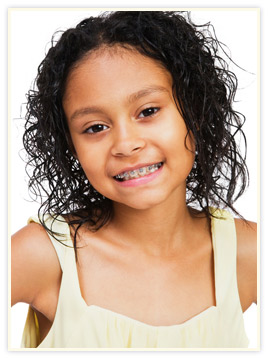 child with braces